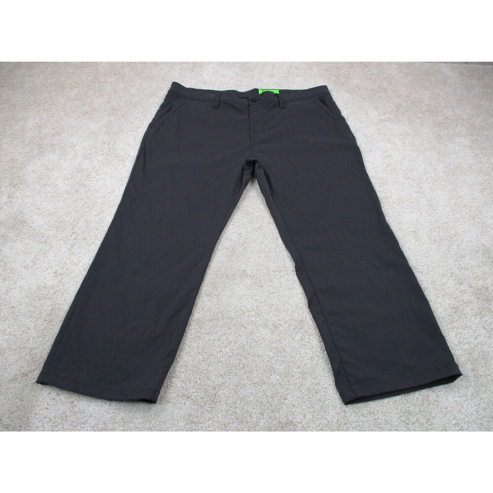 Prana Pants Mens 40 Gray Straight Fit Stretch Zion Cropped Hiking Outdoor 40x24